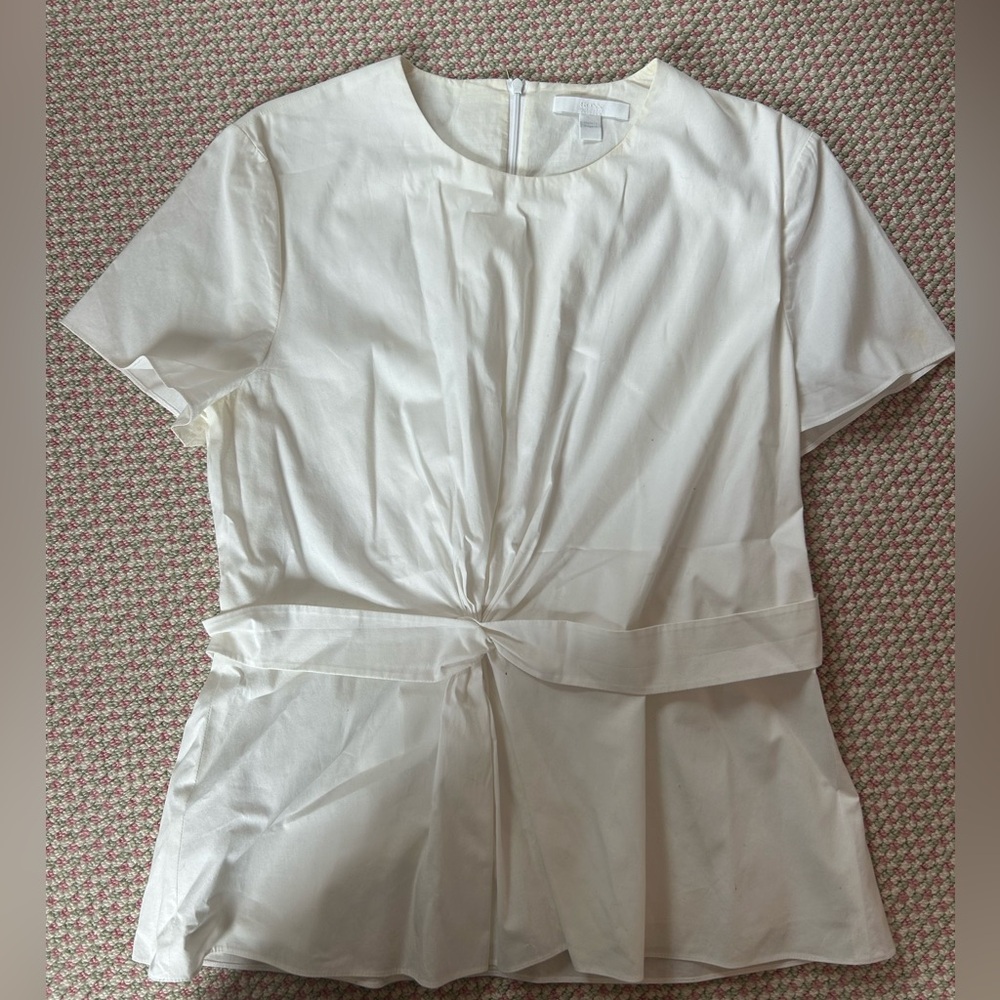 BOSS BY HUGO BOSS white Short Sleeve Top, Great worn quality, size 12, amazing